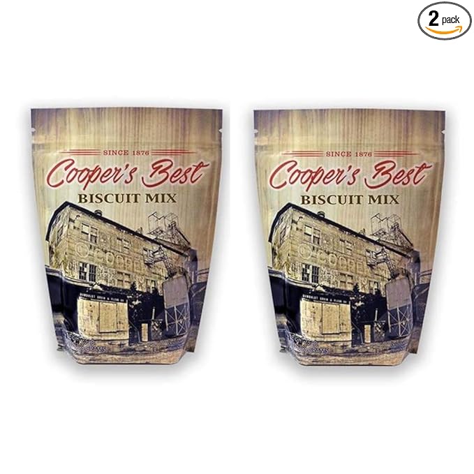 Cooper's Best Biscuit Mix | Just Add Milk or Water | Milled in USA | 2.5 lb Bag | 2 Pack | CB1008