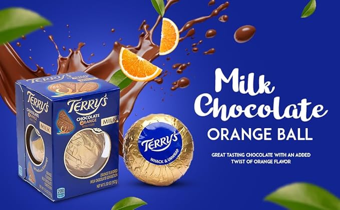 Terry's Milk Chocolate Oranges - Pack of 12 - Each Orange is 5.53oz - Perfect for Gift Giving - Great for sharing with friends and family