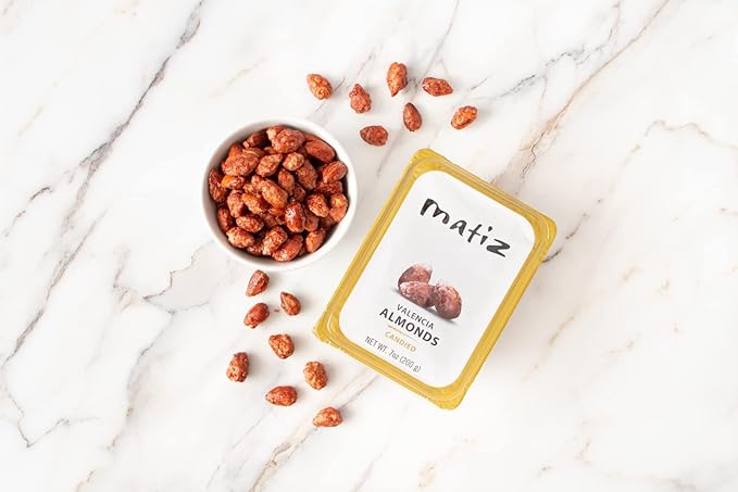 Matiz Valencia Almonds Candied | Spanish | Natural | Artisanal | 7oz/200g | (1 Pack - 200g Valencia Candied)