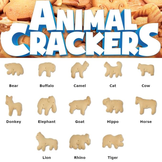 Animal Crackers 5 lb Bulk Tub Lightly Sweet Classic Snack - A Resealable Party Size Container for Pantries Events &amp Large Groups