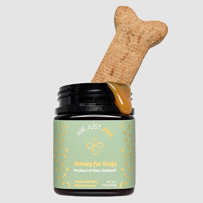 Manuka Honey for Dogs 250g/8.8oz – Premium New Zealand Dog Food Topper &amp Natural Treat | Raw Honey for Dogs for Immune Skin &amp Gut Support | Traceable Superfood – MGO 400+