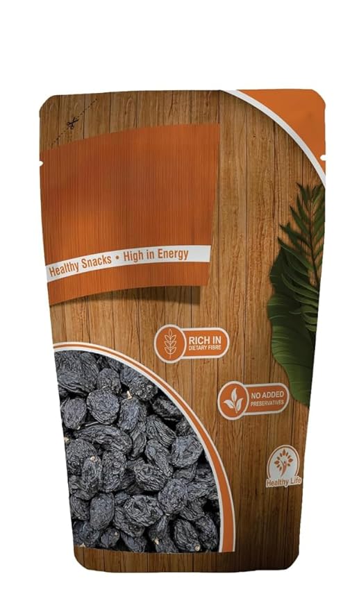 Dried Fruits Nuts And SeedsBlack Raisins/Kail Kishmish Delicious &amp Healthy Snack | High in Antioxidants Naturally Sweet &amp tasty ‎Vegetarian - 250 gm