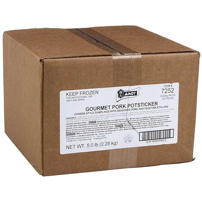 Amoy Gourmet Pork Potsticker 0.67 Ounce -- 120 per case.