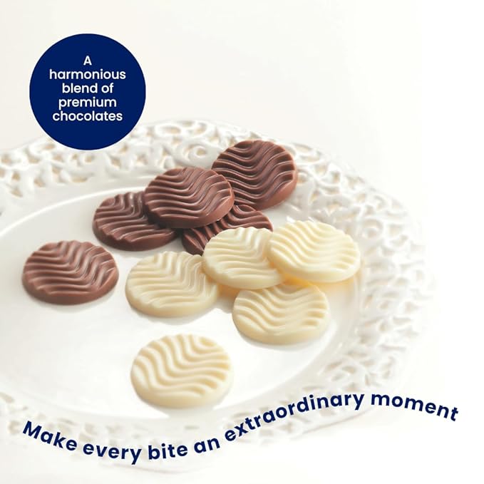 ROYCE' Pure Chocolate Creamy Milk &amp White - Assortment of Milk and White Chocolates | Baking and Desserts | No Artificial Preservatives| Japanese Chocolate from Hokkaido (40 Pieces of Chocolate)