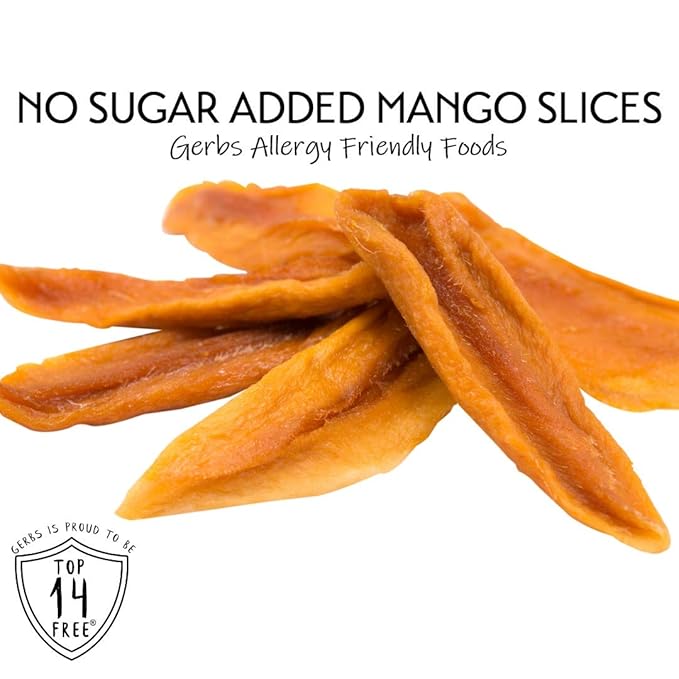 GERBS Dried Mango Slices Unsweetened 14 oz.