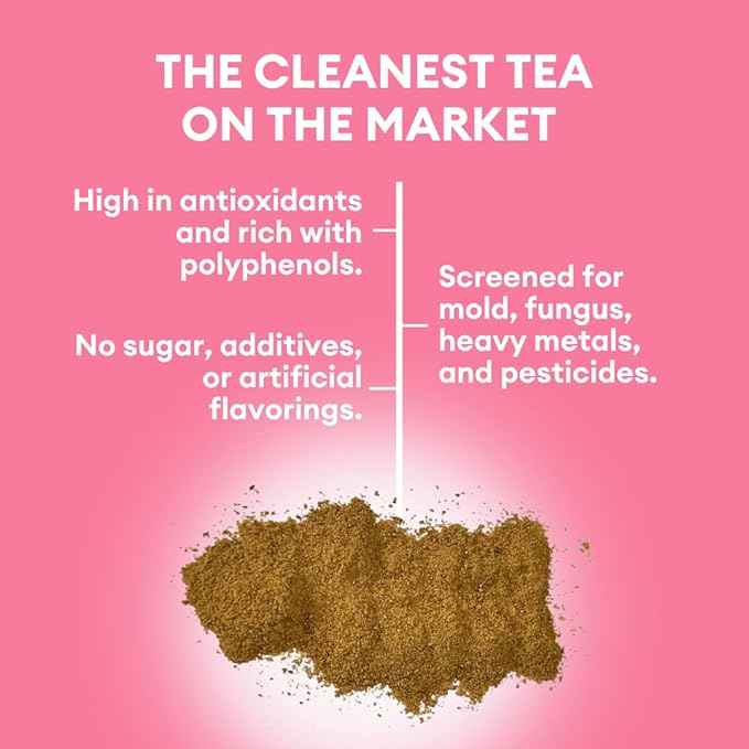 Cusa Tea &amp Coffee | Premium Instant Peach Black Tea With Real Fruit &amp Spices | Organic Leaves Drink Mix Packets | Hot or Iced Tea (10 Single Servings)