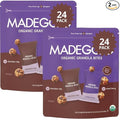 MadeGood' Organic Granola Bites Variety Pack Mixed Berry &amp Chocolate Chip USDA Organic Allergy Friendly Snack 20.3 oz (24 Servings) (Pack of 2)