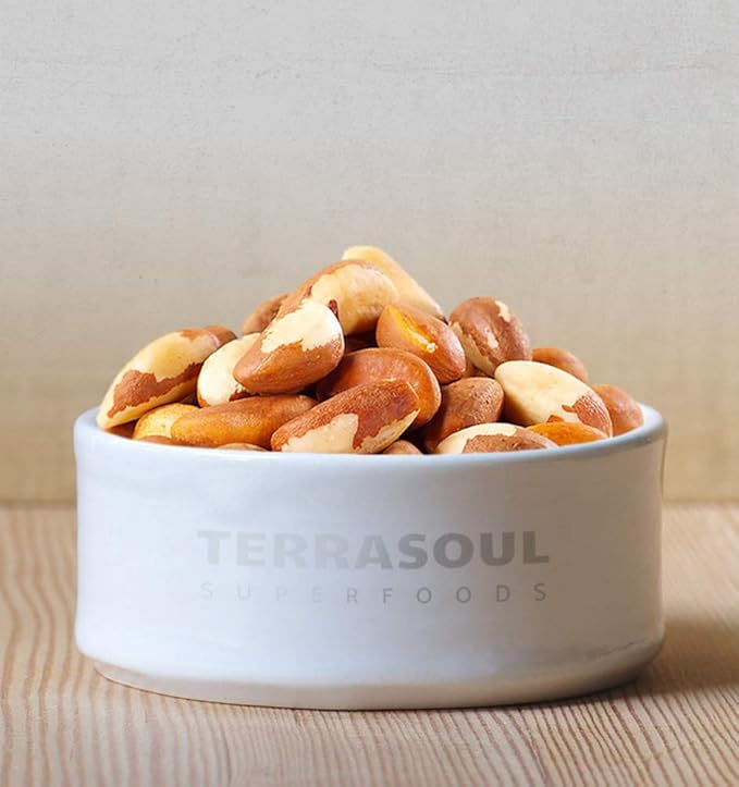 Terrasoul Superfoods Organic Brazil Nuts 1 Lb - Raw | Unsalted | Rich in Selenium