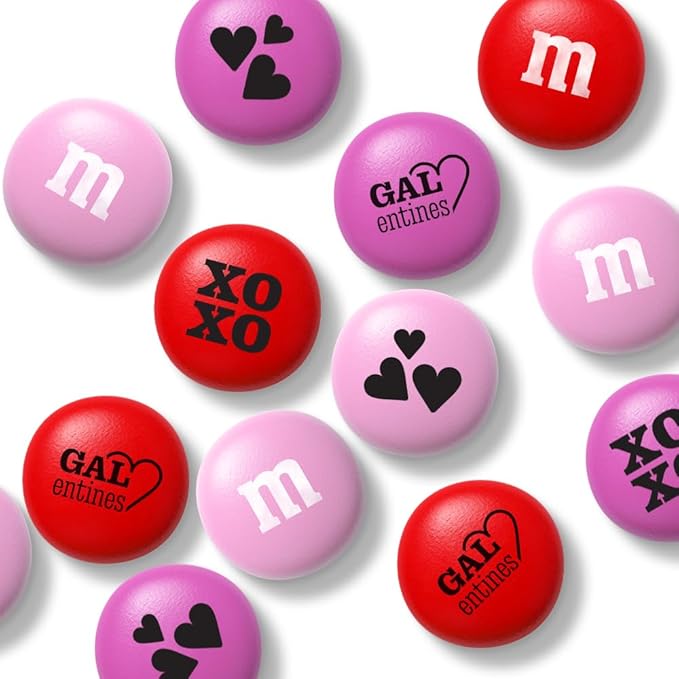 M&ampM’S WORLD Galentine’s Day Chocolate Candy 2 lbs Celebrate Love With Your Galentine’s Unique Gift for Friends Singles and Parties Create DIY Party Favors