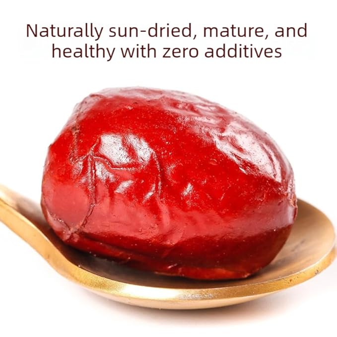 Pitted Premium Dates 500g Wash-Free Red Dates Natural Sweet &amp Plump 0 Additives Resealable Bag