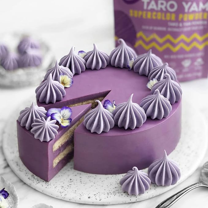 Suncore Foods Lilac Taro Yam Powder Light Purple Food Coloring Powder Gluten-Free Non-GMO 5oz 1 Pack
