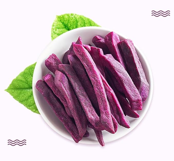 Dried Purple Potato（250g/bag）dried fruit preserved fruitHealthy breakfast foodconvenient instant snacksdelicious snack giftssweet fruit snacksSnack Foods Desserts Dim Sum (500g)