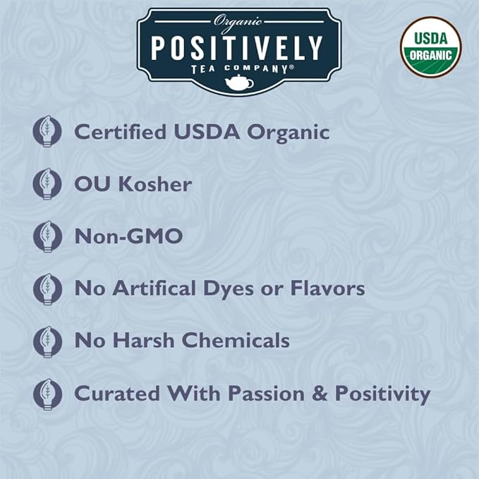 Organic Positively Tea Company White Tea Sampler Loose Leaf 4 Ounce 3 Pack