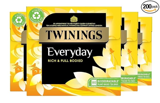 Twinings Everyday 80 Tea Bags (Pack of 4)