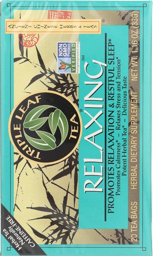 Triple Leaf Tea Relaxing 20 Tea Bags (Pack of 6)