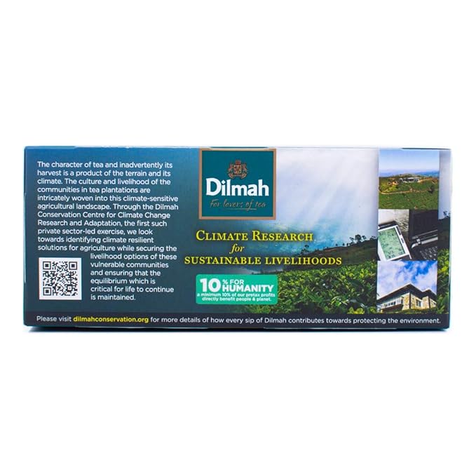 Dilmah Premium Ceylon Black Tea - 100 Tea Bags x 2 Pack (Total 200 Bags) - Bold and Refreshing