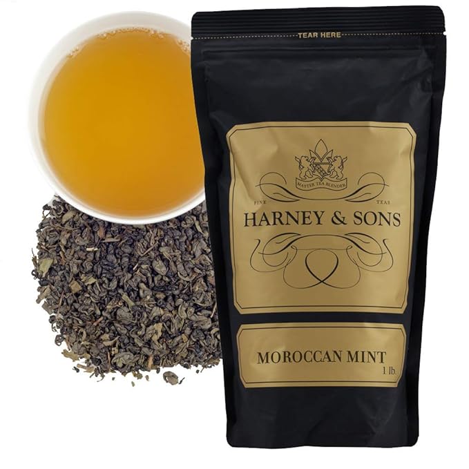 Harney &amp Sons Organic Moroccan Mint | 16oz Bag of Loose Leaf Tea