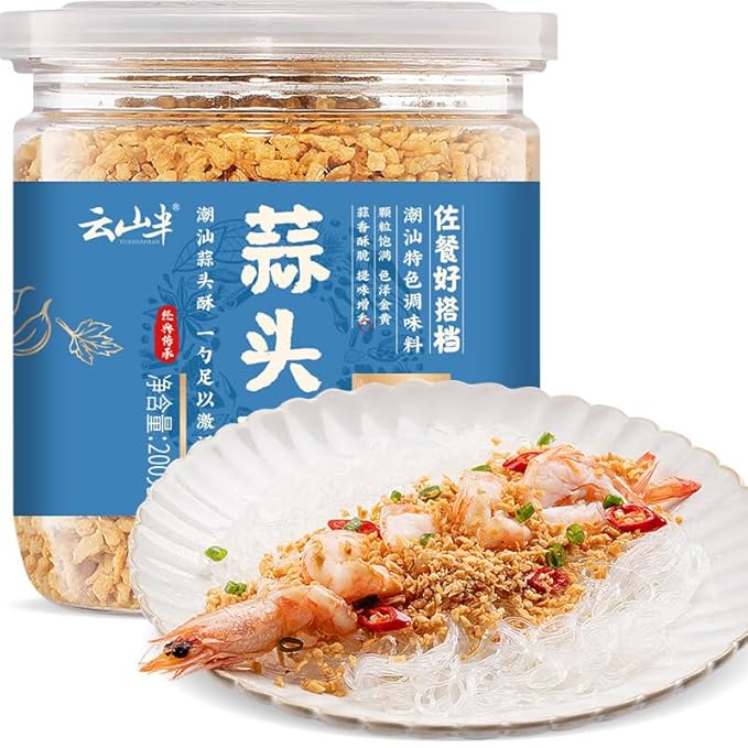 Chinese food sauce 蒜头酥200g 酥炸蒜蓉酱 腌面 汤粉 调味料