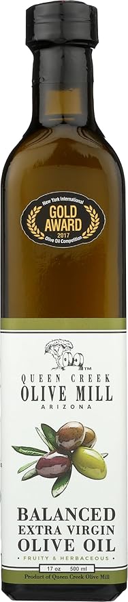 Queen Creek Olive Mill Balanced Extra Virgin Olive Oil 17 Oz