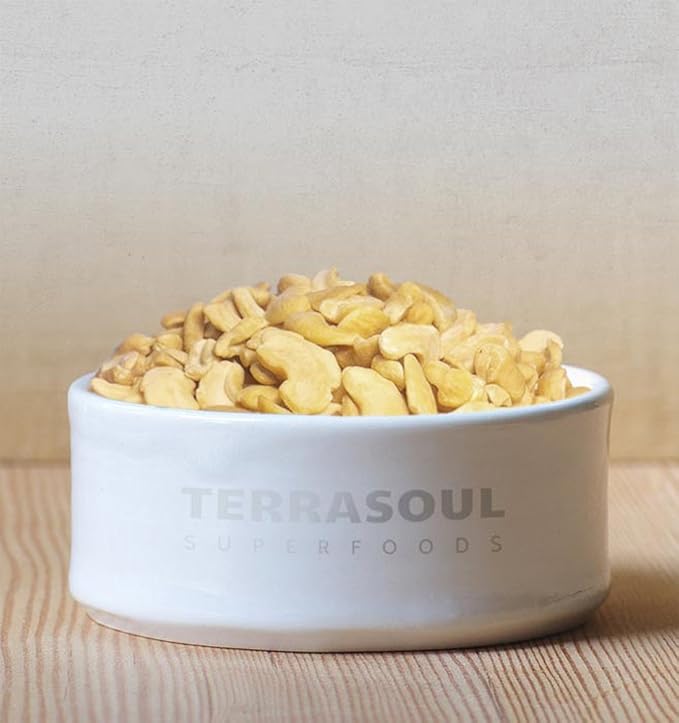 Terrasoul Superfoods Organic Raw Cashews (Mylk Grade) 6 Lbs (Pack of 3) Premium Quality for Snacking Desserts Cashew Milk and Nut Butter Making