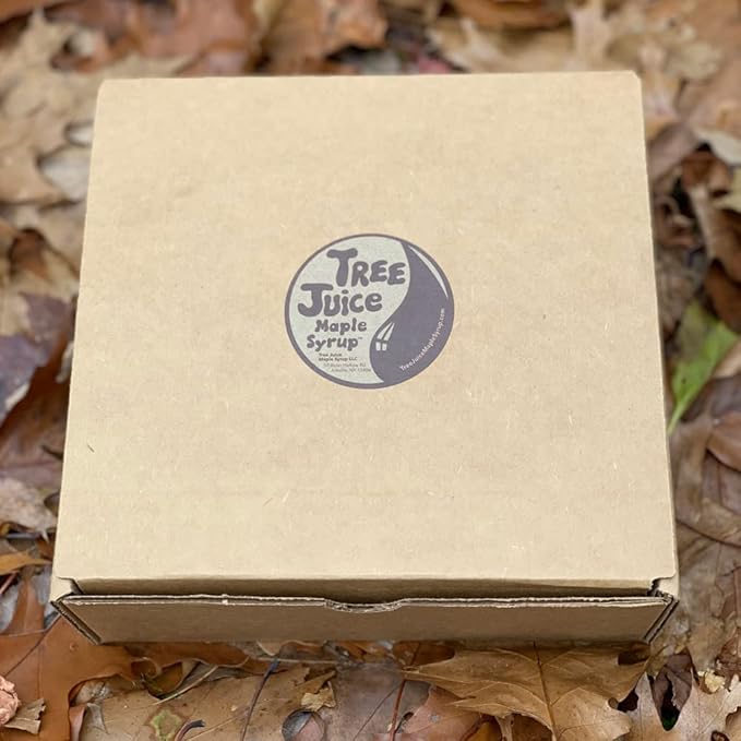 Tree Juice Maple Syrup Gift Box | Gift for Birthdays Corporate Holidays and more | 10-2 ounce bottles