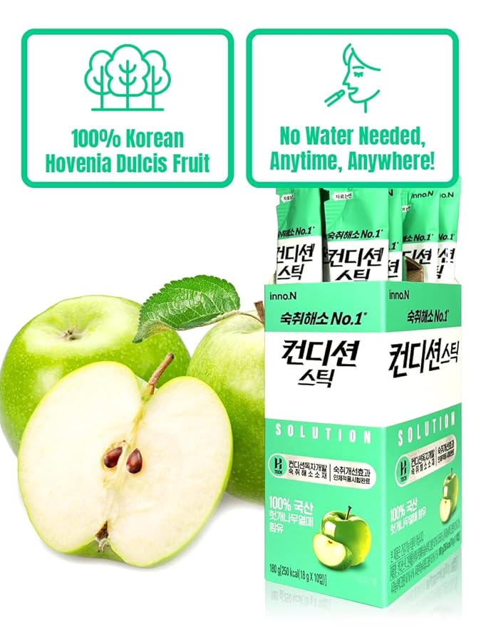 컨디션 Jelly Green Apple Flavor 18g*10 Sticks + Original Flavor 18g 1 Stick [11 Stick]