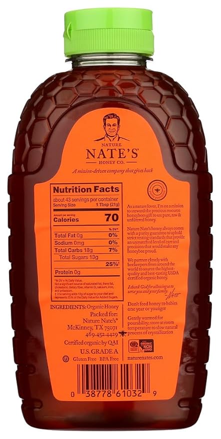 (NOT A CASE) Organic Honey