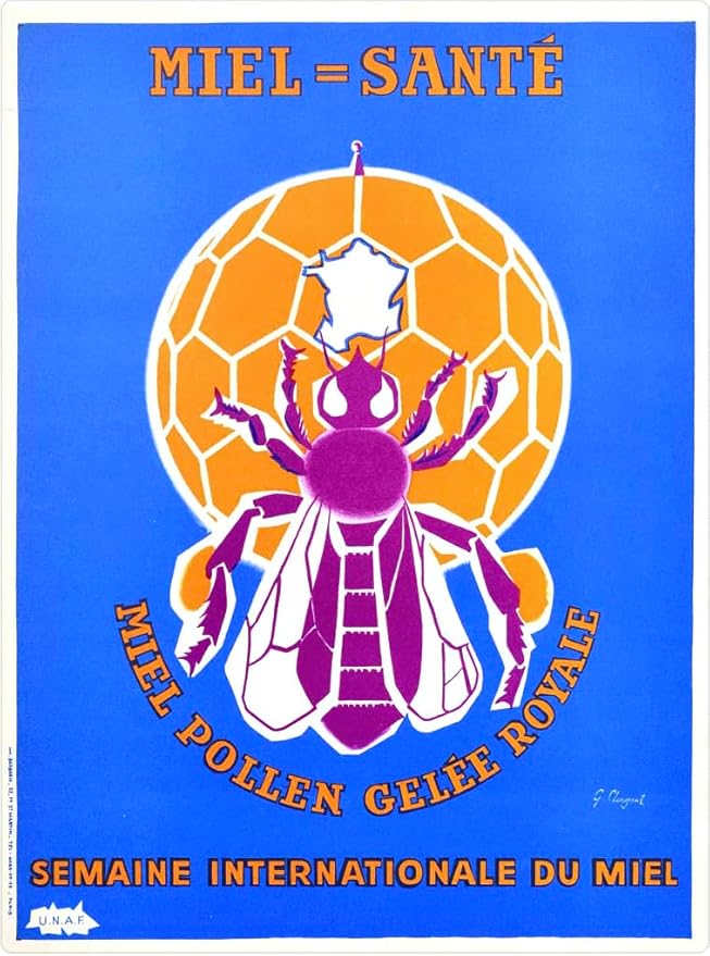 World Week of Honey Poster Reproduction Poster 50 x 70 cm on Luxury Paper 300 g High Quality All Sizes Available Contact Us