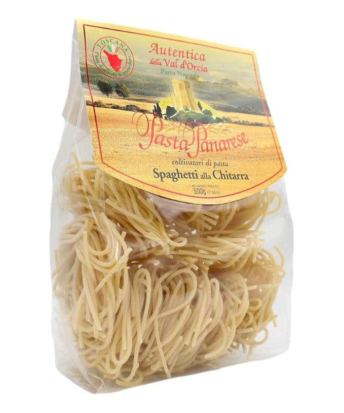 Pasta Panarese Premium Tuscan Spaghetti alla Chitarra Made in Italy (17.6 Oz | 500g)