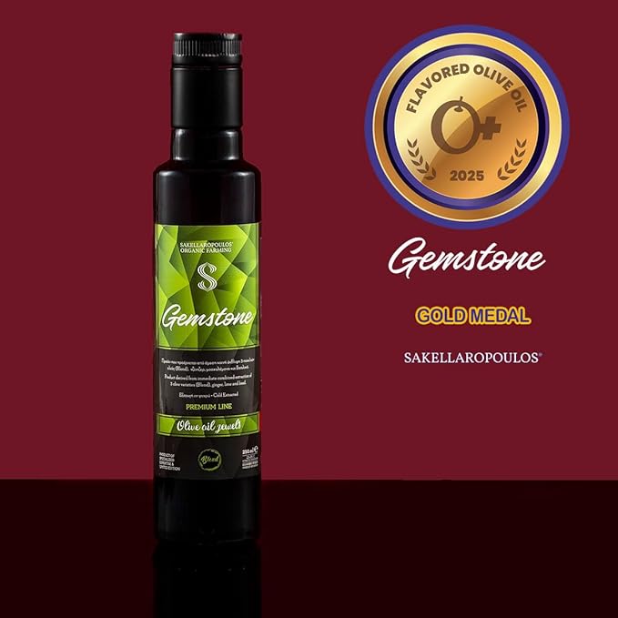 Gemstone Blend Gourmet Flavored Extra Virgin Olive Oil (Ginger Basil Lime)