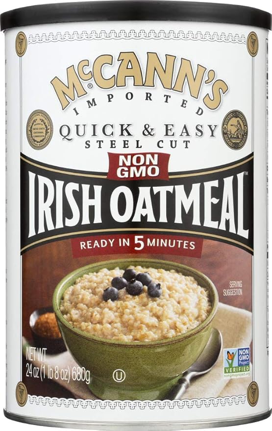 McCanns Quick and Easy Steel Cut Irish Oatmeal 24 Ounce -- 12 per case. by McCann's