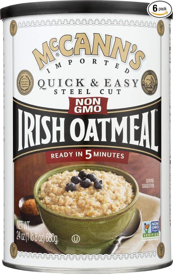 Mccann Oatmeal Qck&ampEasy Steel Cnstr 24 OZ (Pack of 6)
