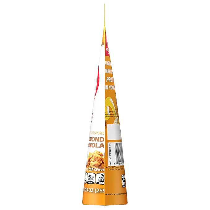 Premier Protein Granola Honey Almond Flavored Crunchy Clusters Yogurt Topping or On-The-Go Snack 9 oz Resealable Bag (Pack of 5)
