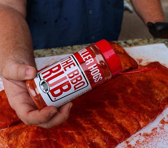 Killer Hogs BBQ Seasoning Set AP Rub Hot Seasoning BBQ Rub 1211 &amp 12 oz Bottles 3-Pack