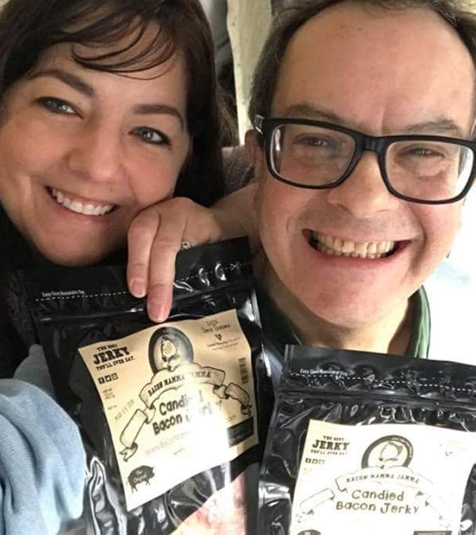 Brown Sugar Bacon Jerky Candied Bacon (Bulk Jerky) (80 Packs)