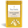 Tea Forte White Ginger Pear Premium Loose Leaf Caffeinated White Tea Blend Canister Makes 35-50 Cups