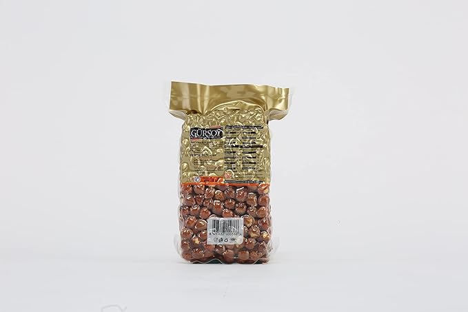 Gursoy Turkish Natural Raw Premium Hazelnuts (500g/17.6oz) Vacuum Bag