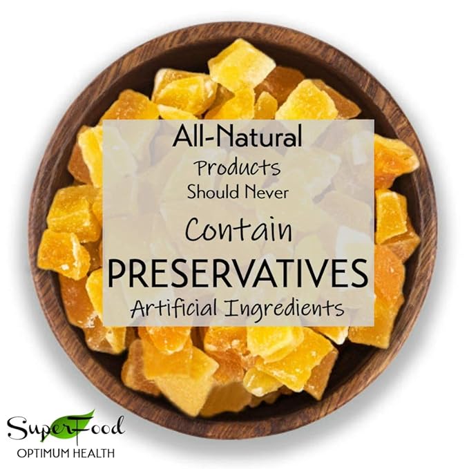 Gerbs Lightly Sweetened Dried Mango Cubes 2 lbs. | Unsulfured No Artificial Additives Resealable Bag | Naturally Sweet &amp Chewy | Top 14 Allergen-Free