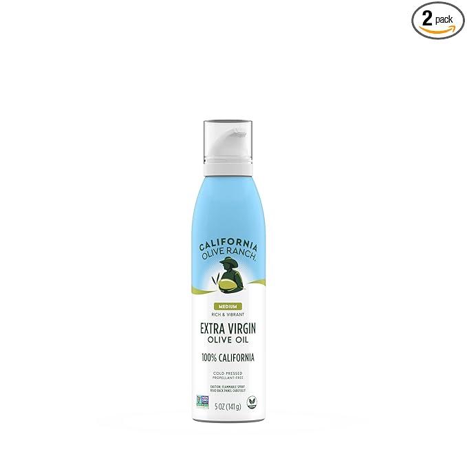 California Olive Ranch 100% California Extra Virgin Olive Oil Spray 5 oz (Pack of 2)
