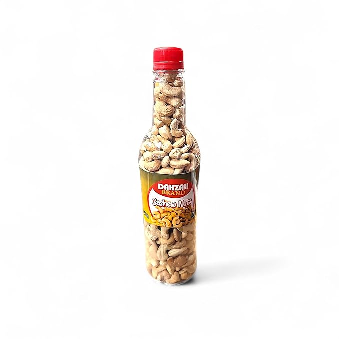 Dahzah Roasted Cashew Nuts Whole Cashews 450g. Bottle of 1