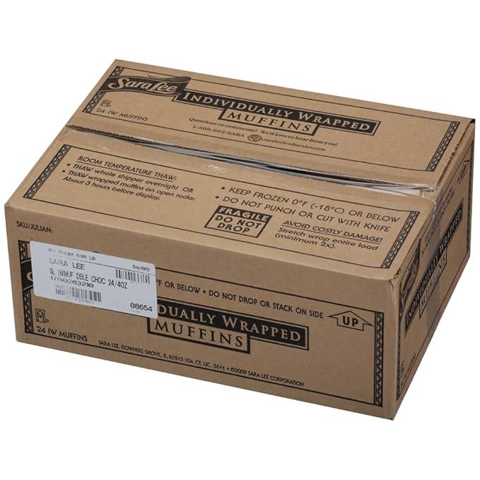 Chef Pierre Double Chocolate Chunk Muffin 4.75 Ounce -- 24 per case.