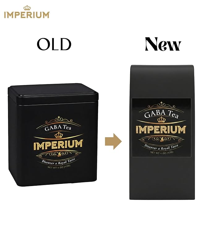 Imperium GABA Loose Leaf Green Tea (4oz) Premium Hand-Picked Quality Brews 100 Cups Natural Beverage for Everyday Focus Mellow Soothing Notes Supports Relaxation and Calm Energy