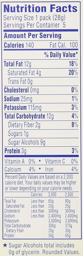 Atkins Endulge Treat Chocolate Covered Almonds. Rich &amp Crunchy. Keto-Friendly.1 Oz 5 Count (Pack of 4)