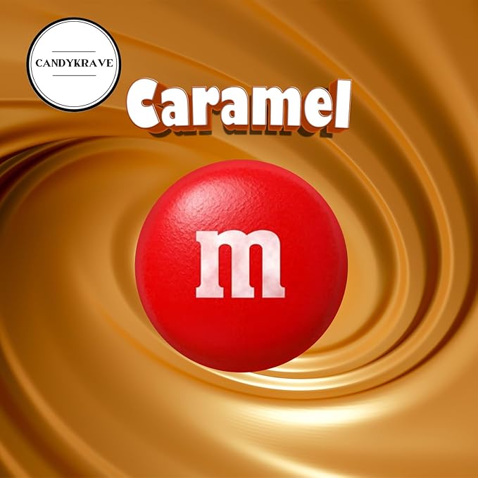 M&ampM Caramel &amp Milk Chocolate Candy - 2 lbs Bulk Pack - Individually Wrapped Fun Size Candy for Freshness - Colorful Delicious Sweets for Kids Adults Pantry Office &amp Birthdays