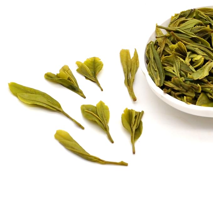ChaWuWarmSun [A] LongJing Green Tea3.5oz/100gChinese Dragon Well Green Tea Loose Leaf