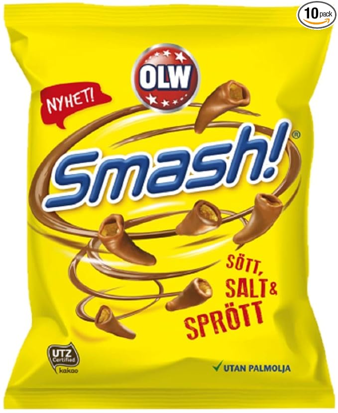 Nidar Smash Snacks 100g 10-Pack