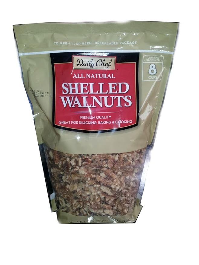 Daily Chef All Natural Shelled Walnuts 2 lb.