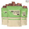 Old Fashioned Garlic Beef Jerky - No Frills Tough and Old Style Dry Beef Jerky - All Natural Gluten Free No Added Preservatives and No Added MSG Healthy Protein Snacks 2 oz (Pack of 3)