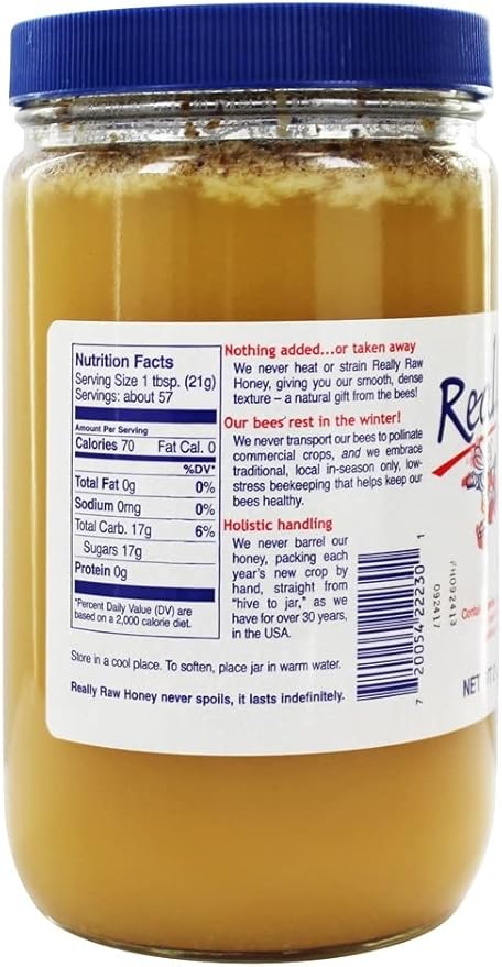 Really Raw Honey - Unheated Unstrained - 1 Each - 42 oz.