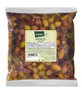 Mantova Mixed Olives in a Mild Brine with Herbs and Spices 52.91 oz. (3.3 lb.) (Pack of 1) Product of Italy Non-GMO Gluten-Free Cholesterol-Free Vegan-Friendly Paleo-Friendly